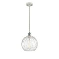 thumbnail image 3 of 516-1P-WPC-G1215-10 Innovations Lighting Ballston Athens Water Glass 1 Light 10" Cord Hung Mini Pendant White and Polished Chrome, 3 of 5