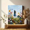 thumbnail image 6 of UXIEQU Mom And Child Flower Field Canvas Wall Art 15.75x11.81 Inches, 6 of 8