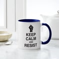 thumbnail image 4 of CafePress - Keep Calm And Resist Mugs - 11 oz Ceramic Mug - Novelty Coffee Tea Cup, 4 of 4