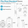 thumbnail image 2 of Ultraloq U-Bolt Pro Smart Lock | 6-in-1 Keyless Entry Door Lock with Bluetooth, Fingerprint ID & Keypad | Front Door Smart Deadbolt, 2 of 9