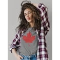 thumbnail image 4 of Canadian Flag T-Shirt Canada Pride Maple Leaf Vintage Graphic Tee Top, 4 of 9