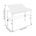 thumbnail image 2 of Drafting Table Art Desk Artist Drawing Desk Adjustable Craft Table Drawing Table, 2 of 23