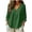 Green, variant on 3/4 Length Sleeve Womens Tops Cotton Shirts Lace Floral Eyelet Blouses Peplum Loose Casual Tunic Clothes (Khaki, XL)