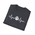 thumbnail image 5 of My Heart Beats for Dogs T-Shirt, Crew Neck, Short Sleeve T-Shirt,, 5 of 10