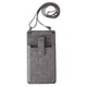 thumbnail image 3 of Bolso bandolera vintage de piel sintética para teléfono, bolso de hombro, cartera para teléfono móvil Gris oscuro, 3 of 7