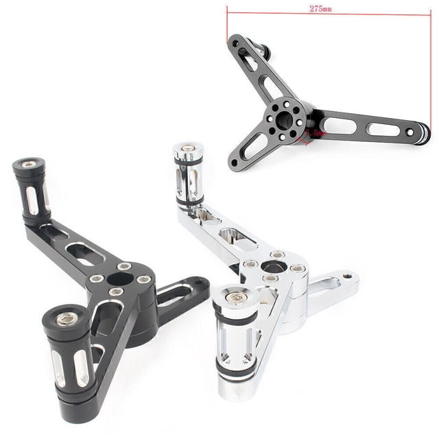 For Harley Sportster 2004-2018dels Black/Silver Motor Heel Toe Shifter Lever