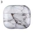 thumbnail image 2 of Protective Case Dust-proof Anti-fall Ultra-thin Marble Pattern Bluetooth-compatible Earphone Protective PC Sleeve for AirPods 3, 2 of 8