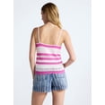 thumbnail image 3 of Free Assembly Women's Textured Stitch Stripe Tank Top, Sizes XS-XXL, 3 of 5