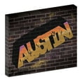 thumbnail image 2 of Second Story Collection, Austin 20x24 Graffiti-Style Gallery Wrapped Canvas, 2 of 3