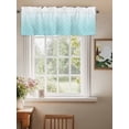 thumbnail image 2 of Abstract Art Valances for Windows Classic Blue Line Gradient Modern Rod Pocket Curtains Valance Short Window Treatment Drapes for Living Room, Bedroom Bathroom 60"&nbsp;W x 18" L, 2 of 5