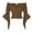 Brown, variant on Women Renaissance Shirt Off Shoulder Trumpet Long Sleeve Smocked Waist Cropped Tops Peasant Blouse Brown L