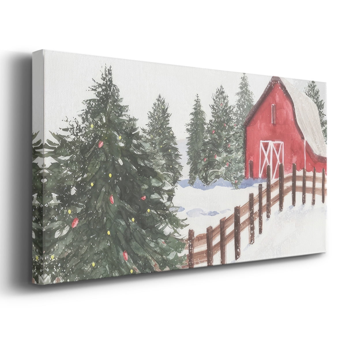 Winter Cardinal Collection D- Gallery Wrapped Canvas