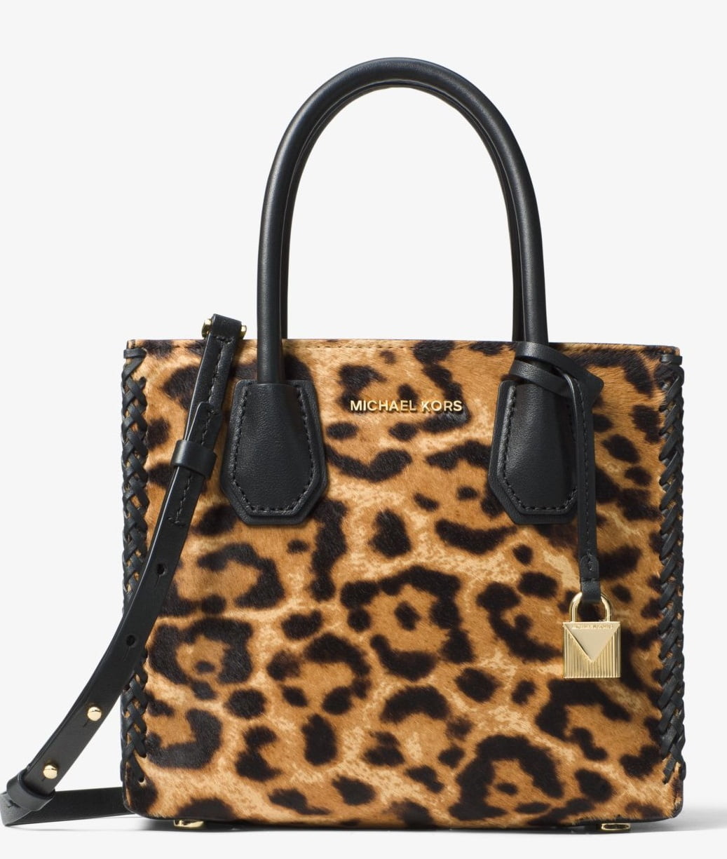 michael kors purse leopard