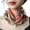 9, variant on Scarf Painting Print Imitation Pearl Durable Ruffle Edge Lady Headscarf for Banquet