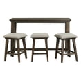 thumbnail image 3 of Picket House Furnishings Steele Multipurpose Bar Table Set in Brown, 3 of 20