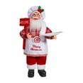 thumbnail image 3 of Adorno navideño de Papá Noel, regalo de año Nuevo, decoración suave para niños y adultos, accesorios para muñecas para la decoración de la oficina y cocinero, 3 of 8