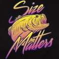 thumbnail image 3 of CafePress - Size Matters Women's Classic T Shirt - Women's Traditional Fit Dark T-Shirt, 3 of 4