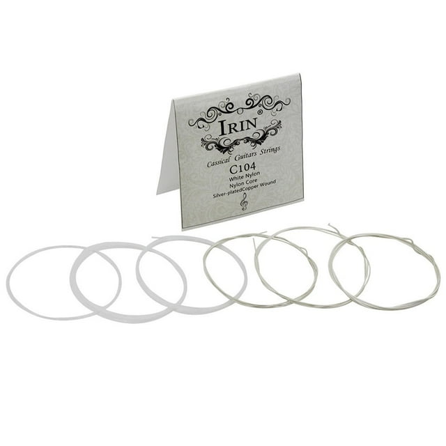 6 Pcs Cordes de Guitare Professionnelles pour Guitare Acoustique Classique Pièces de Rechange