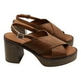 thumbnail image 2 of Lucky Brand Women's Delmie Slingback Stacked Platform Sandals - Tan, 2 of 6