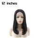 thumbnail image 3 of 12 Inches Front Lace Wig for Women Straight Remy-Brazilian Hair Wigs, 3 of 5