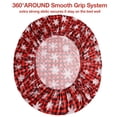 thumbnail image 4 of Juego de sábanas JSD Red Buffalo Plaid Snowflakes, tamaño completo, 4 piezas, 4 of 7