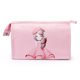 thumbnail image 1 of Bolsa de maquillaje impermeable para viajes al aire libre con estampado de dibujos animados (rosa), 1 of 2