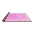 thumbnail image 2 of Ahgly Company Indoor Round Oriental Pink Modern Area Rugs, 4' Round, 2 of 4