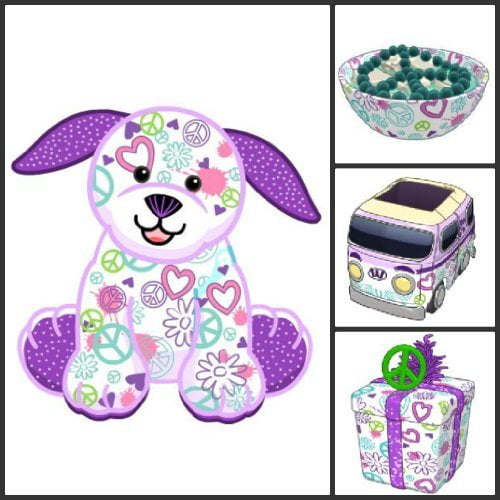 webkinz peace out puppy