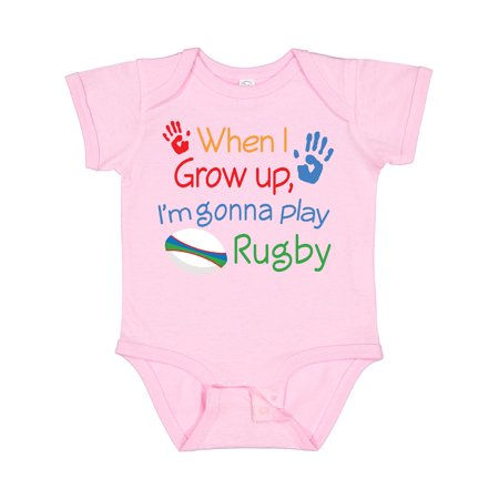 

Inktastic Future Rugby Player Boys or Girls Baby Bodysuit