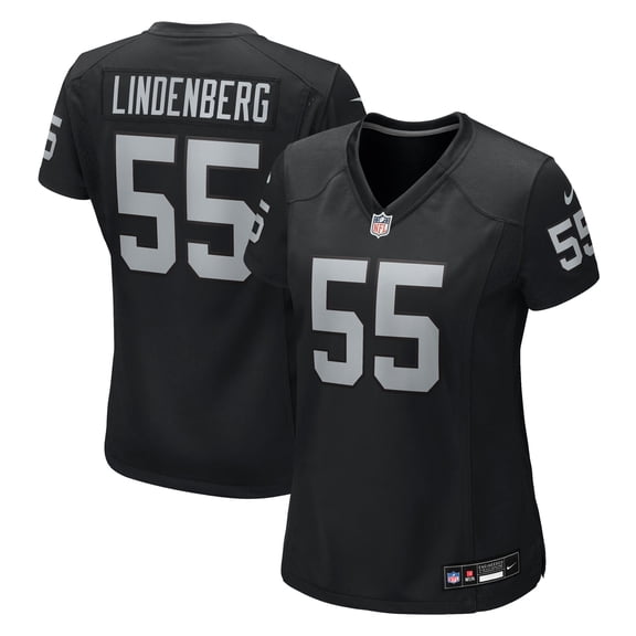 Women's Nike Cody Lindenberg Black Las Vegas Raiders Team Game Jersey