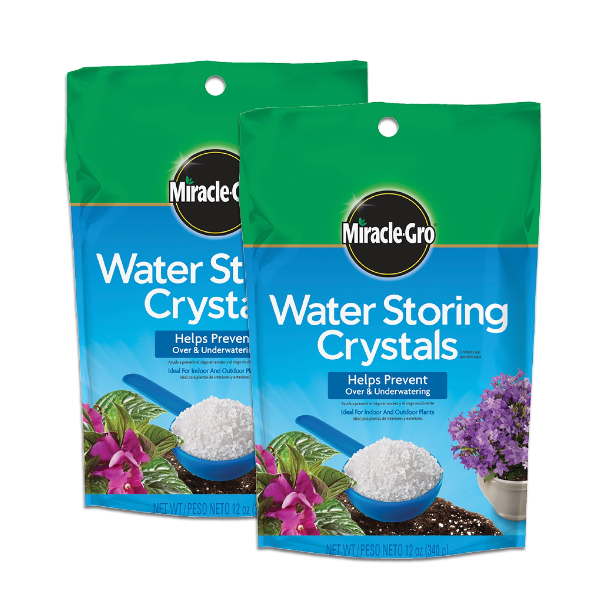 MiracleGro Water Storing Crystals 12 oz., 2Pack