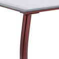 thumbnail image 2 of Paula 3 Piece Coffee Table Set, Copper Metal Frames & Beveled Glass Tops (Cocktail Coffee & 2 End Tables), Transitional, 2 of 7