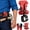 Red, variant on Portable Self-Locking Power Tool Holster, Quick Draw Drill Holder for Tool Belt, Universal Cordless Drill Belt Clip with Elastic Strap for Construction Electricians DIY