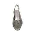 thumbnail image 2 of FLORAL Layla Women's Wide Width Glittery Slingback with Pleated Front Crystals GOLD 8.5, 2 of 6
