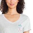 thumbnail image 3 of George Women's V-Neckline Sleep Tee, 3 of 5