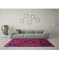 thumbnail image 3 of Ahgly Company Indoor Rectangle Persian Pink Traditional Area Rugs, 5' x 7', 3 of 4