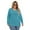 #1 Mint, variant on Women Plus Size Tops Long Sleeve Button V Neck Long Sleeve Casual T Shirts Oversized Basic Pink Blouses Clothes Size 4XL