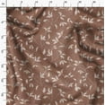 thumbnail image 3 of Soimoi Velvet Brown Fabric By the Yard - 54 Inch Wide - Leaves Pattern Fabric - Botanical and Elegant Designs for Various Uses Printed Fabric, 3 of 6