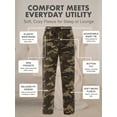 thumbnail image 5 of North 15 Men's Camouflage Micro Fleece Lounge Pants - X-Large, Camoprint2, 5 of 9