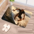 thumbnail image 5 of Surf Polyester Non-Slip Machine Washable Bath Rugs Office Mat Floor Mats, 5 of 6