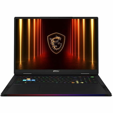 MSI Raider 18 HX AI A2XW RAIDER 18 HX AI A2XWIG-014US 18" Gaming Notebook, UHD+, Intel Core Ultra 9 285HX, 64 GB, 4 TB SSD, Core Black