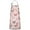 Pink Butterfly Pink, variant on Pink Butterfly Pattern Apron-Garden Aprons for Women with Pockets-Cotton Linen Waterproof Kitchen Cooking Gardening Aprons Adjustable for Kitchen,Cooking,BBQ and Salon 33x27 Inch