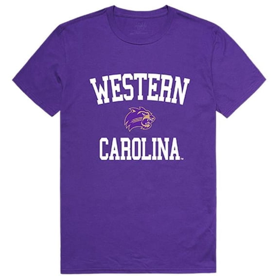 Western Carolina University Men Arch T-Shirt, Purple - Large