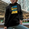 thumbnail image 2 of Line Dance Is My Jam Merch Gift Ideas for Dancers Black Hooded Sweatshirt or Hoodie, 2XL, 2 of 5
