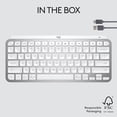 thumbnail image 4 of Logitech MX Keys Mini Minimalist Wireless Illuminated Keyboard, Compact, Bluetooth, Backlit, USB-C, Compatible with Apple macOS, iOS, Windows, Linux,, 4 of 13