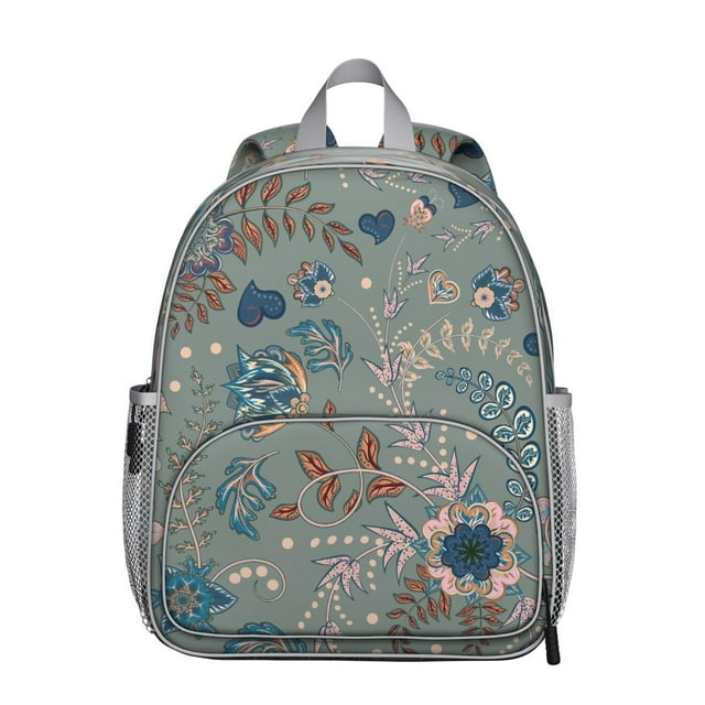 Colorful Vibrant School Backpack - Waterproof Ergonomic Student Daypack with Mesh Side Pockets
