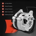 thumbnail image 6 of A-Premium Alternator Compatible with Kia Sephia 1999-2001 L4 1.8L, Spectra 2000-2004 L4 1.8L, 12V 110Amp Clockwise 4-Groove Pulley, Replace# 400-40018, 2655553, 6 of 9