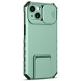 thumbnail image 3 of Jiahe Cover For iPhone 14 6.1 inch Case Hybrid Shockproof Soft TPU Bumper with Slide Camera Lens Protection Kickstand Cover,Lightblue, 3 of 8