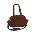 thumbnail image 2 of Bolsa de gimnasio de viaje, bolsa de lona deportiva, resistente al agua, bolsa de transporte, versátil y portátil. marrón, 2 of 7