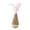 A, variant on Self-Righting Cat Scratch Toy with Feather, 18cm Interactive Sisal Teaser with Weighted Bottom for Indoor Cats, Mental Stimulation & Furniture Protection (Size/Colour as Pictured)